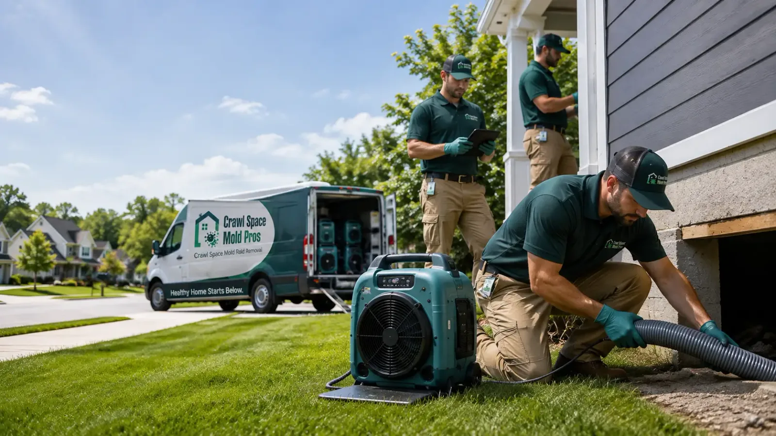 Crawl Space Mold Removal in Buckholts, TX